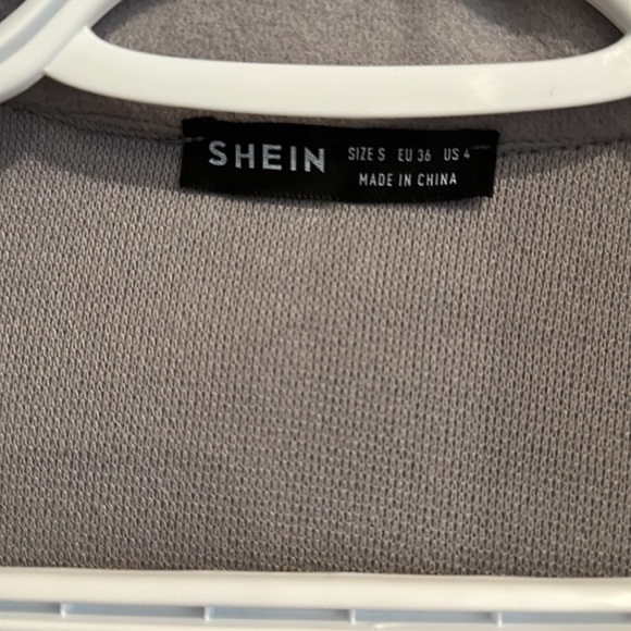 Shein size small lightweight grey shacket - Picture 2 of 3